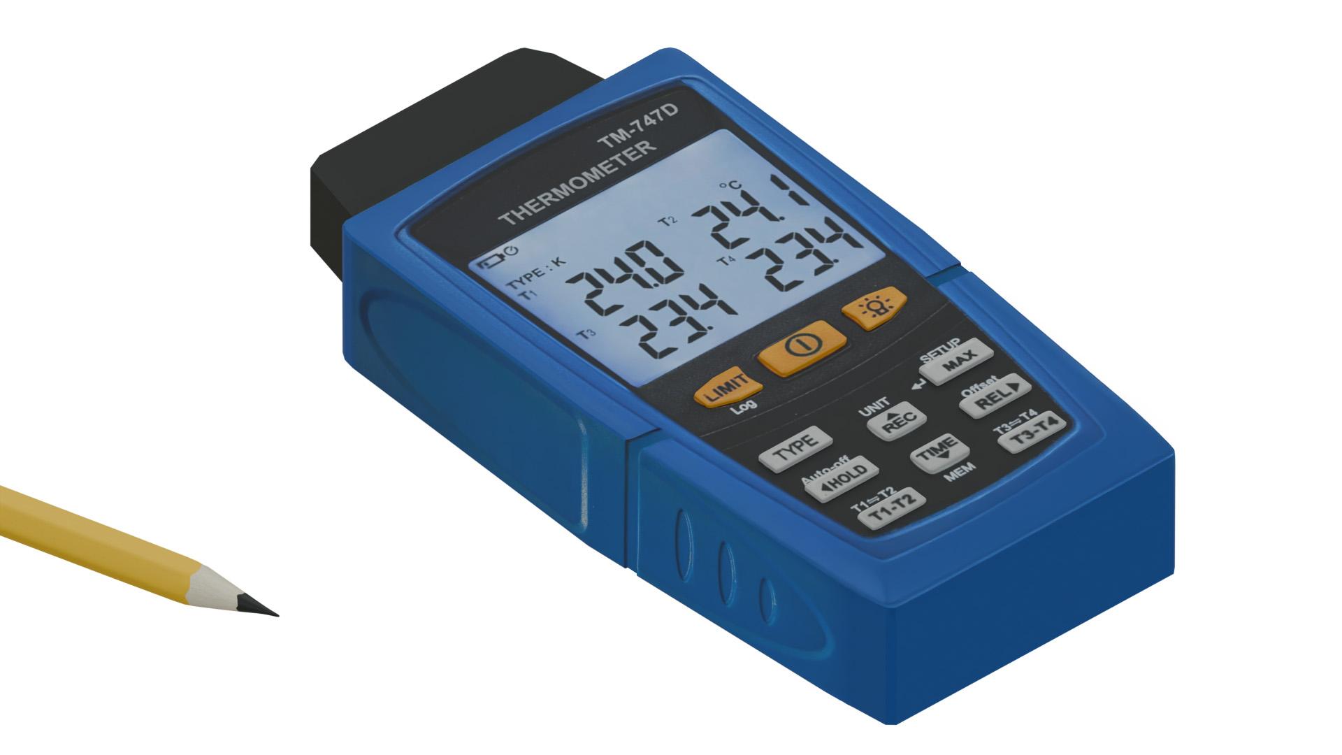 HHMD 4-Channel Digital Handheld Display - Type J/K/T/E/R/S/N